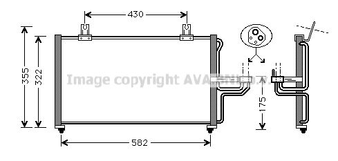 AVA QUALITY COOLING Kondensaator,kliimaseade KA5005